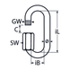 Stainless steel fixing