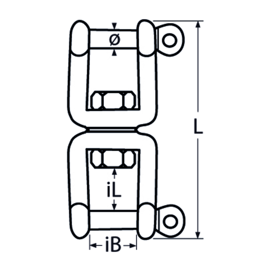 Stainless steel fixing