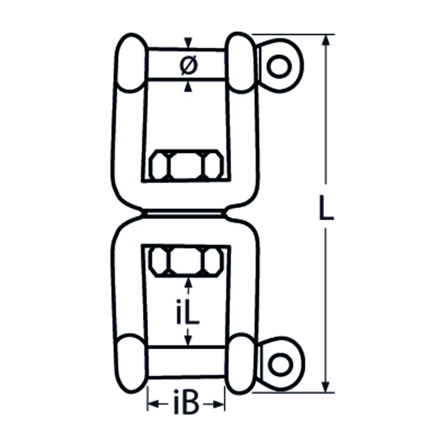 Stainless steel fixing