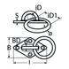 M6 Diamond Ring Pad Eye A2 Stainless Steel