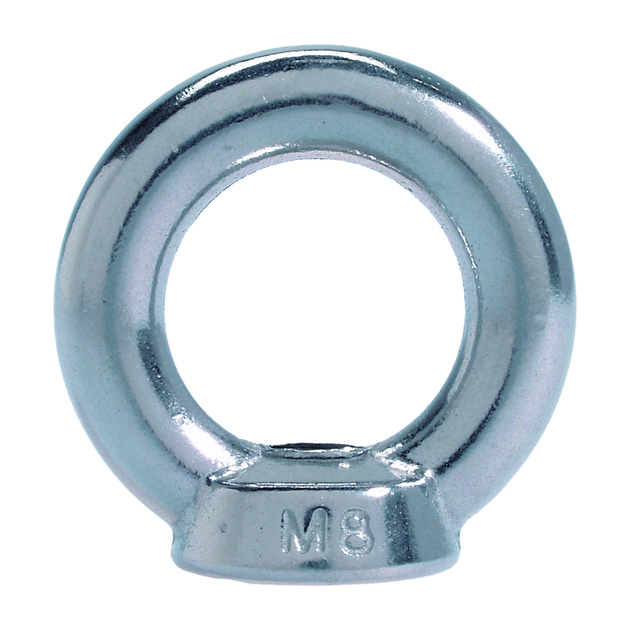M12 Cast Eye Nut CE A2 Stainless Steel