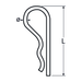 5 X 100 Beta Pin A2 Stainless Steel