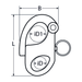 Stainless steel rigging fitting