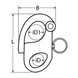 Stainless steel rigging fitting