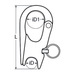 Stainless steel rigging fitting