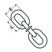 M6 Chain DIN 766 A4 Stainless Steel
