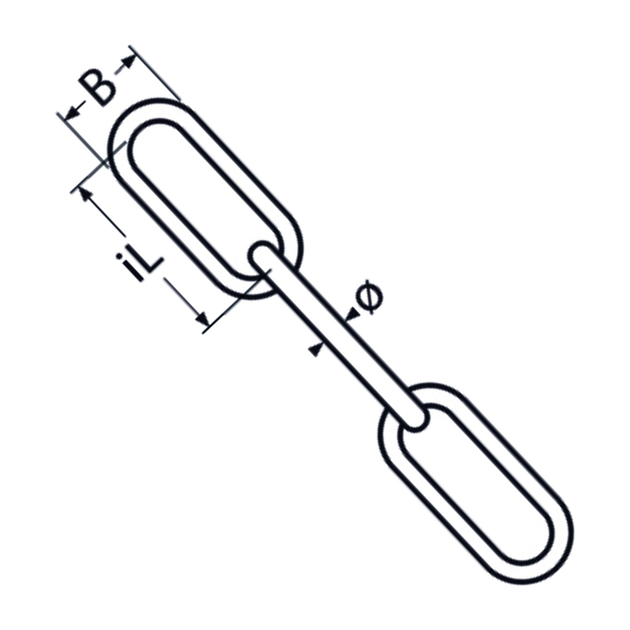 M6 Chain DIN 763 A4 Stainless Steel