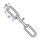M6 Chain DIN 763 A4 Stainless Steel