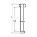 M8 X 43 Safety Clevis Pin A2 Stainless Steel