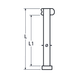 M8 X 43 Safety Clevis Pin A2 Stainless Steel
