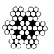 Wire rope, A4 (316) stainless steel