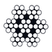 Wire rope, A4 (316) stainless steel