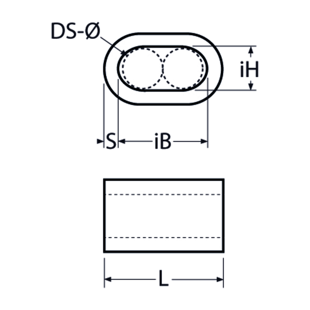 M6 Wire Rope Ferrule Stainless Steel
