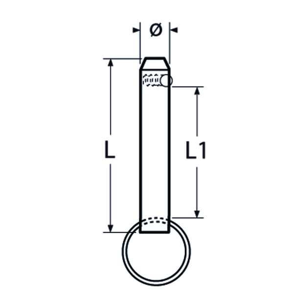 M8 X 33 Fast Pin A2 Stainless Steel