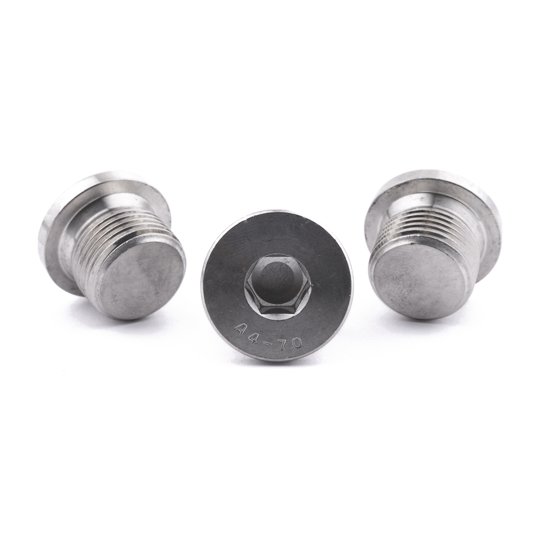 3/8" Threaded Plugs DIN 908 A4 Stainless Steel