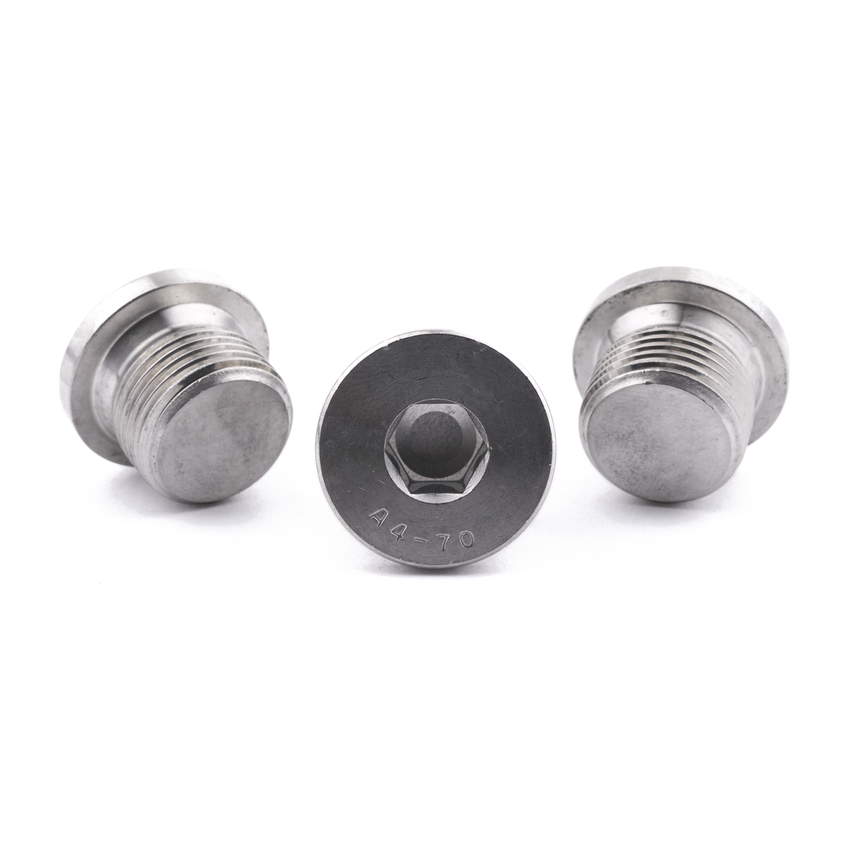 3/8" Threaded Plugs DIN 908 A4 Stainless Steel