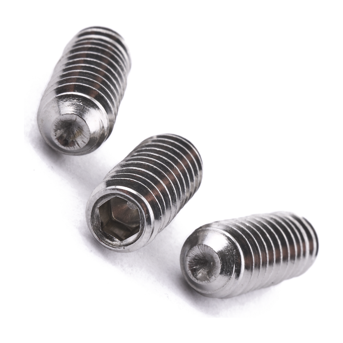 1/4" UNC X 5/8" Socket Set Cup Point ASME B18.3 A2 Stainless Steel