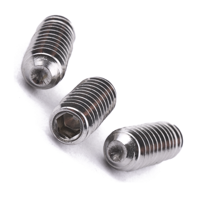 1/4" UNC X 5/8" Socket Set Cup Point ASME B18.3 A2 Stainless Steel