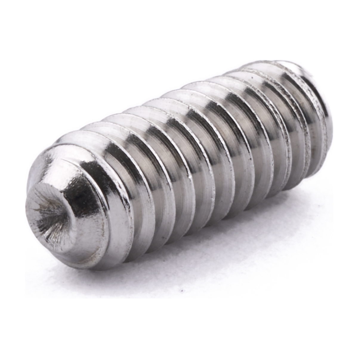 1/4" UNC X 5/8" Socket Set Cup Point ASME B18.3 A2 Stainless Steel