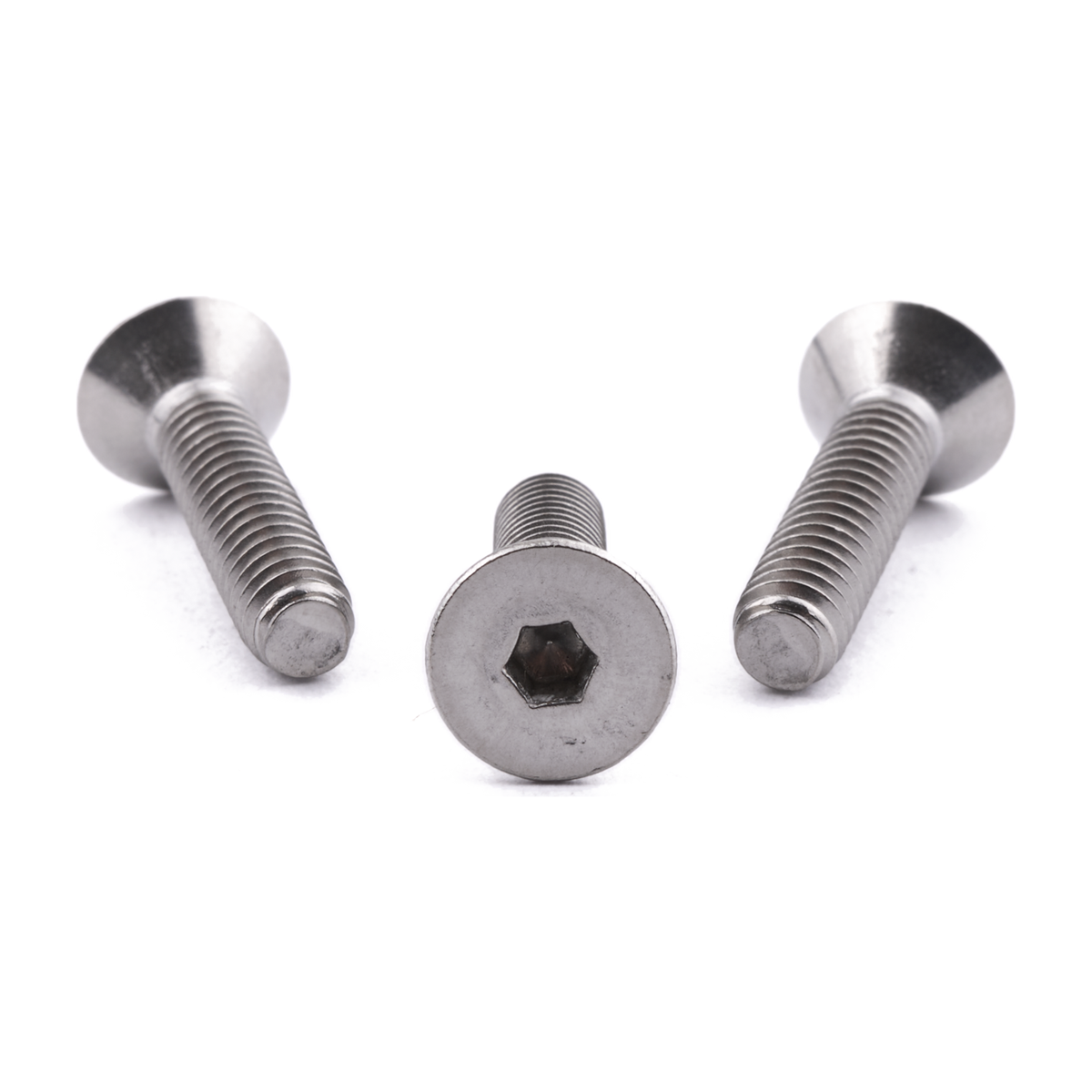 8-32 UNC X 3/4" Hex Socket Countersunk B18.3 A2 Stainless Steel
