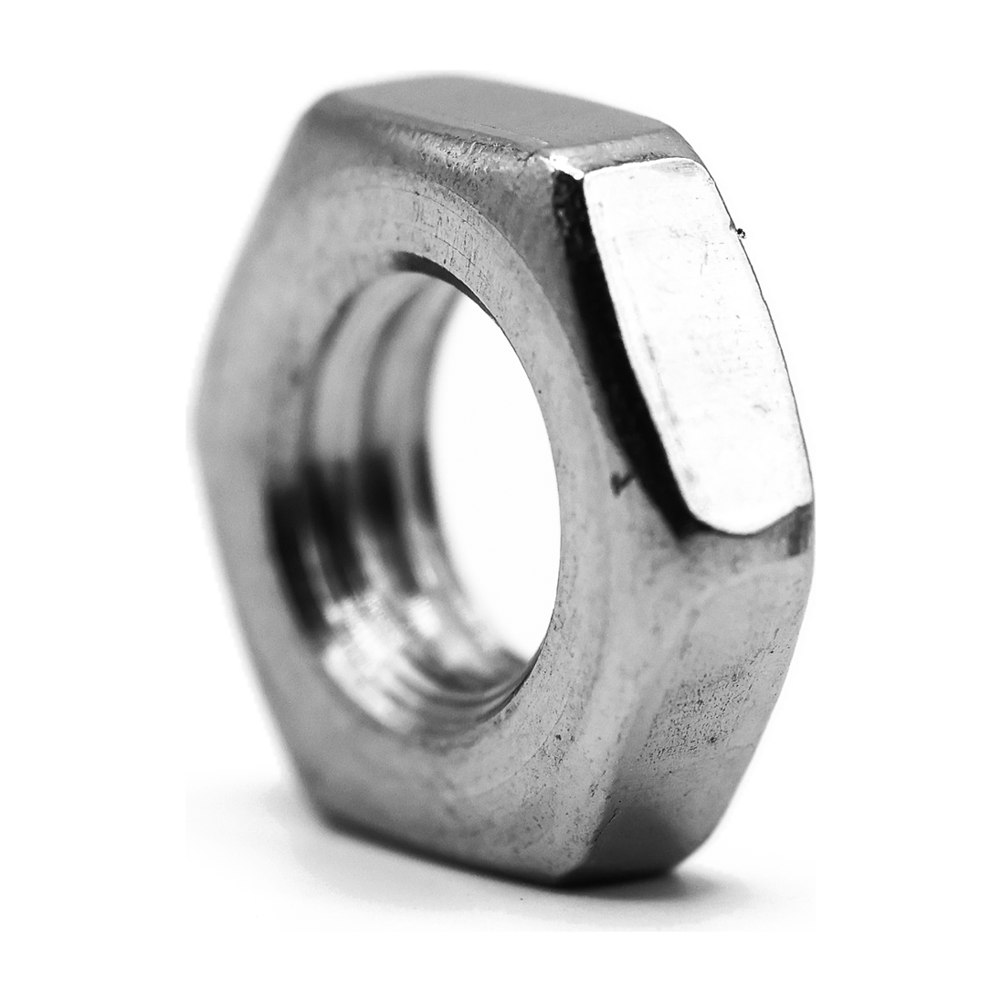 Hexagon thin nut, stainless steel