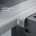 Hex Head Self Driller in a real-life indoor application. Fastens sheet metal without a separate pilot hole.