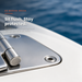 Hex Socket Countersunk in a real-life marine application. A4 stainless steel keeps exposed fittings neat and low profile.