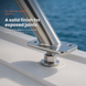 Hexagon Full Nut in a real-life marine application. A4 stainless steel for marine and coastal assemblies.