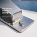 Hexagon Head Set Screw in a real-life marine application. A4 stainless steel for adjustable exposed assemblies.