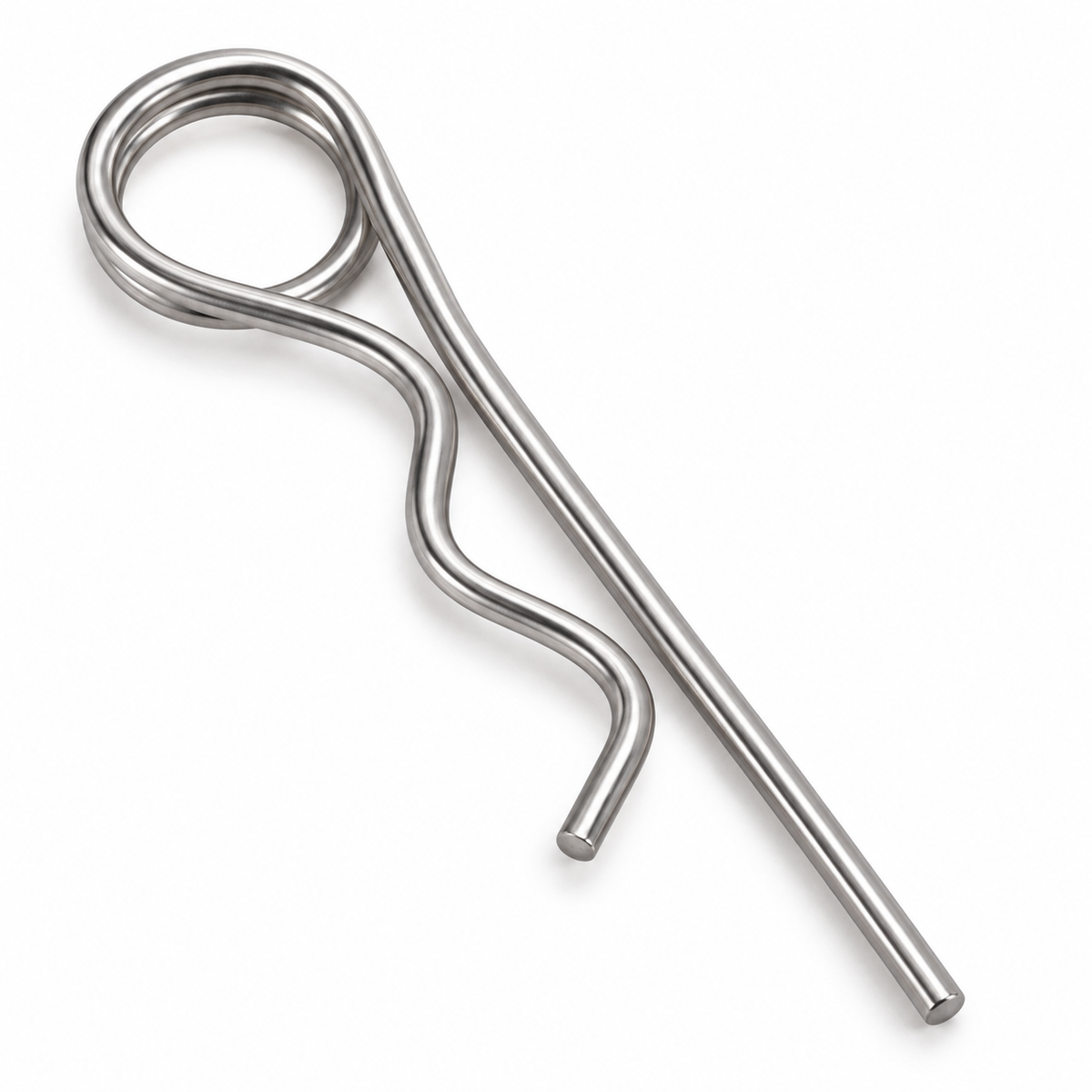 Double loop beta pin, DIN 11024, stainless steel