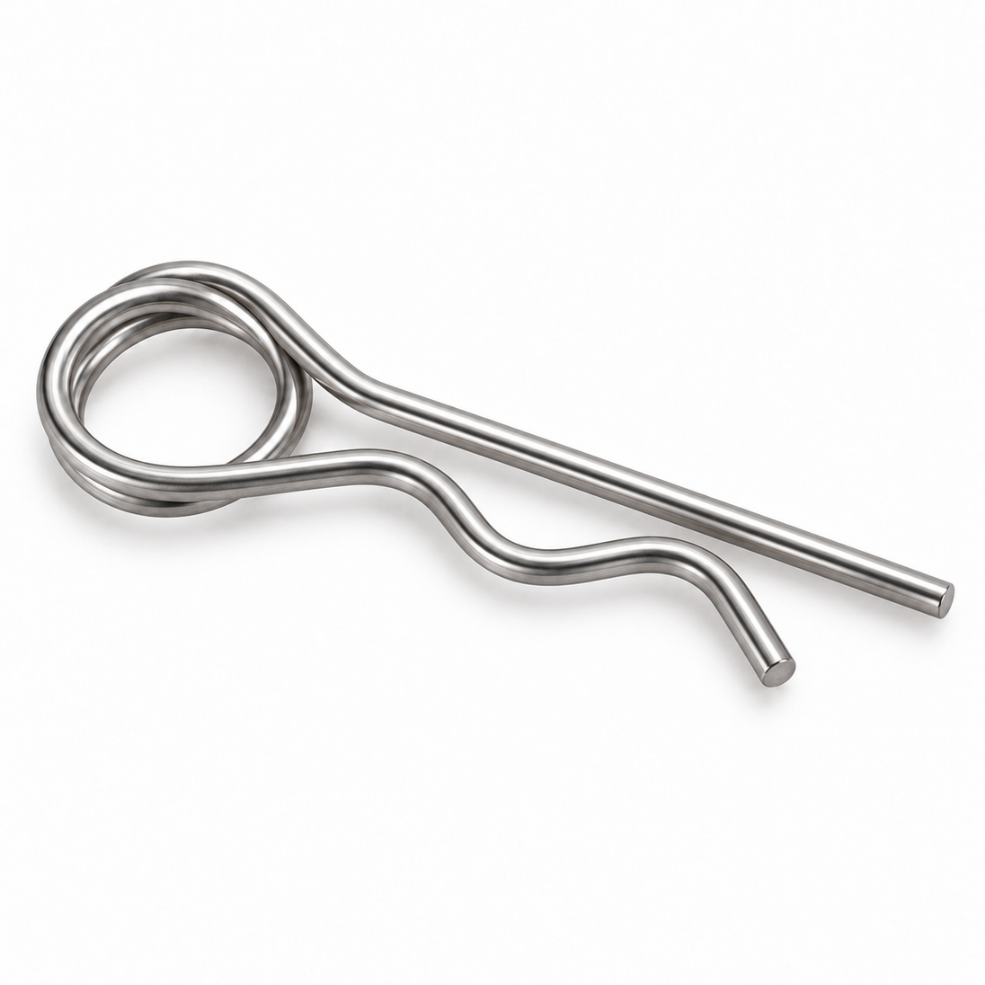 Double loop beta pin, DIN 11024, stainless steel