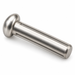 Round head grooved pin, DIN 1476, stainless steel