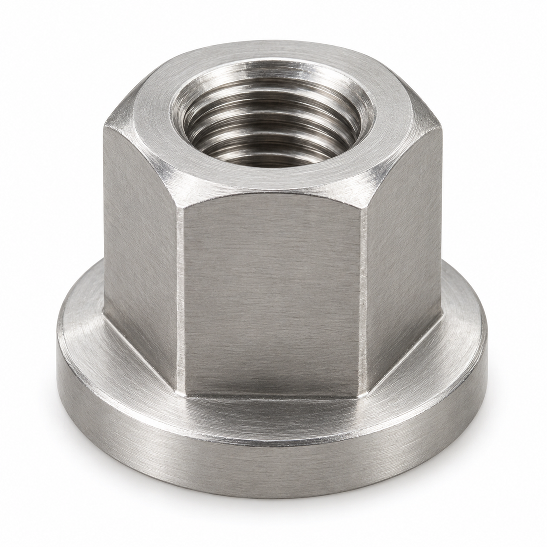 Hexagon collar nut, DIN 6331, stainless steel