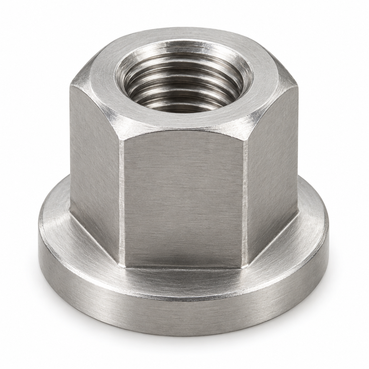 Hexagon collar nut, DIN 6331, stainless steel