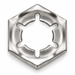 Self-locking counter nut, DIN 7967, stainless steel