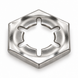 Self-locking counter nut, DIN 7967, stainless steel