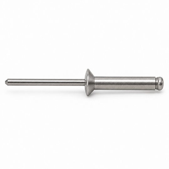 Countersunk blind rivet, ISO 15984, stainless steel