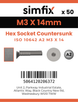 Simfix product label - 10642A203014-T