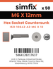 Simfix product label - 10642A206012-T