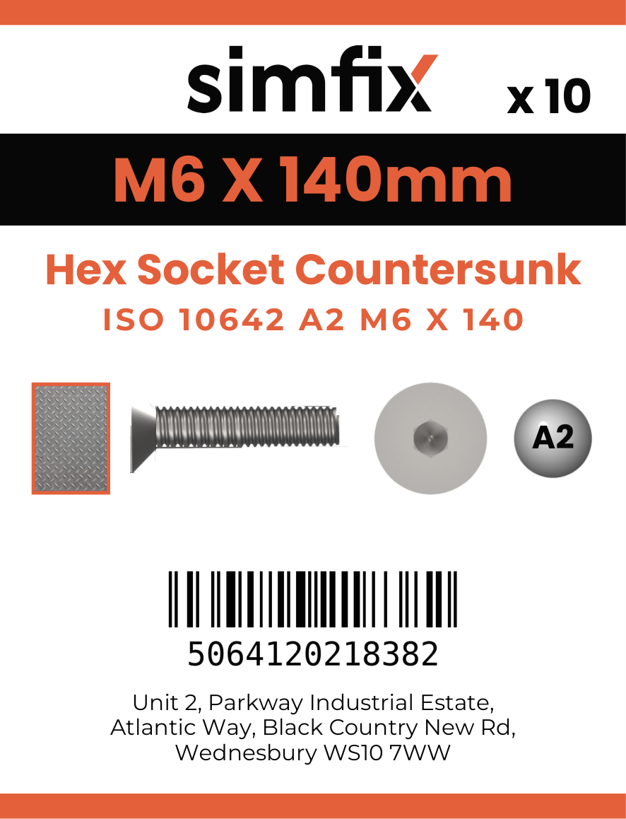 Simfix product label - 10642A206140-D
