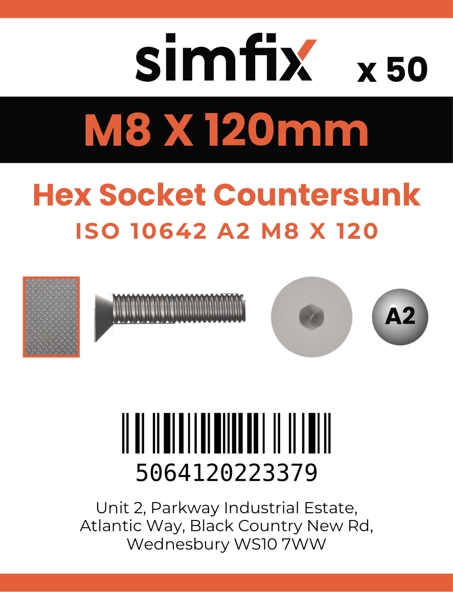 Simfix product label - 10642A208120FT-T
