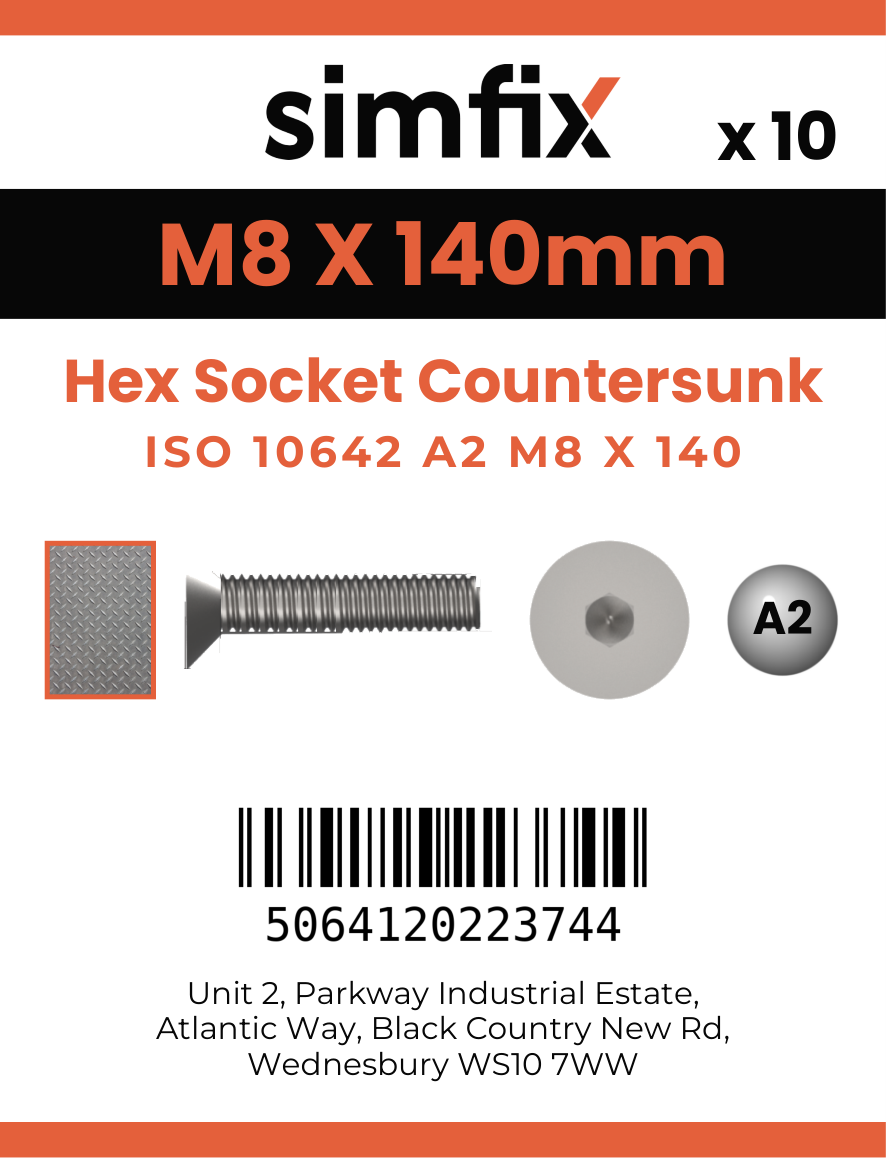 Simfix product label - 10642A208140-D