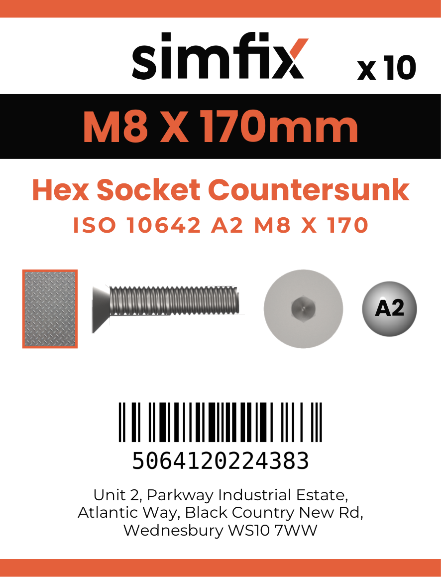 Simfix product label - 10642A208170FT-D