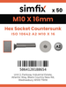 Simfix product label - 10642A210016-T
