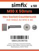Simfix product label - 10642A210050-T
