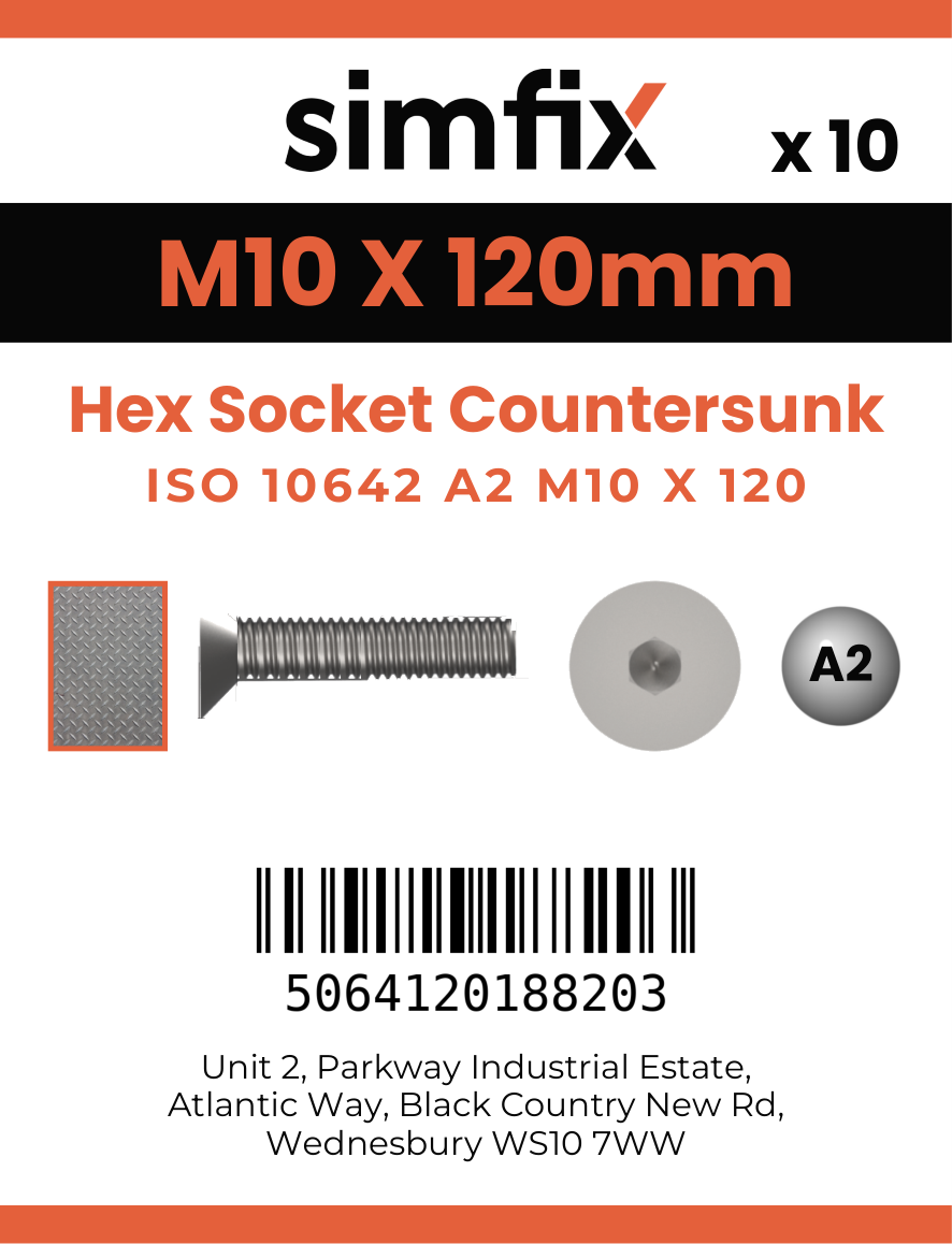 Simfix product label - 10642A210120-D