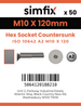 Simfix product label - 10642A210120-T