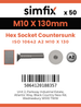 Simfix product label - 10642A210130-T