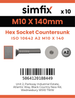 Simfix product label - 10642A210140-D