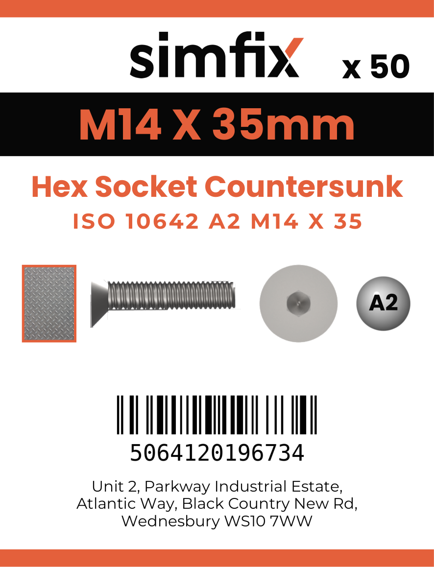 Simfix product label - 10642A214035-T